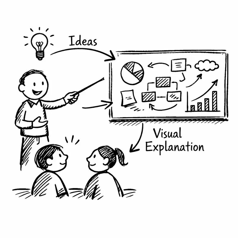 Creative Idea Sketch Illustration Sets