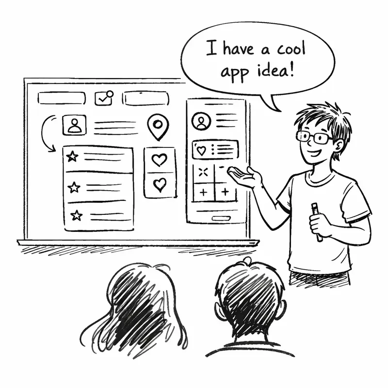 Creative Idea Sketch Illustration Sets