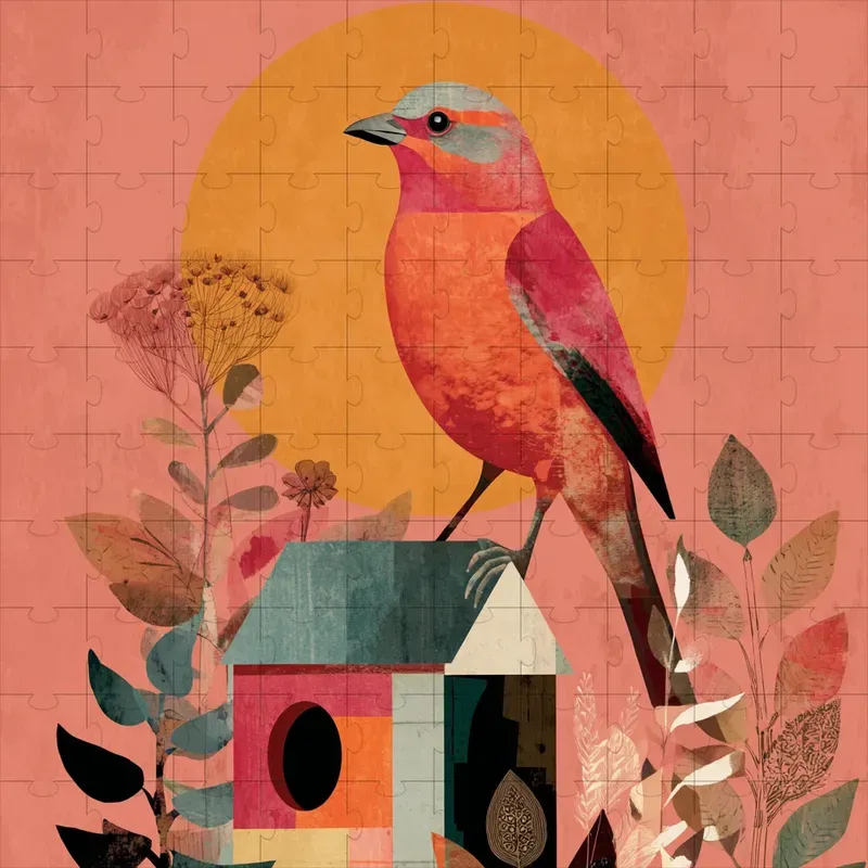 Collages Boho Warm Textured Folk