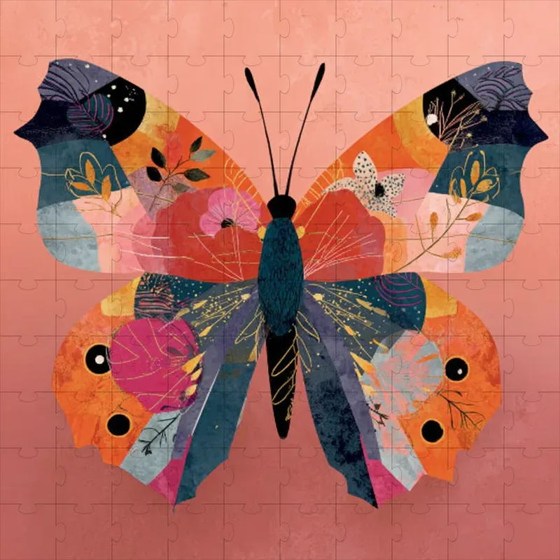 Collages Boho Warm Textured Folk