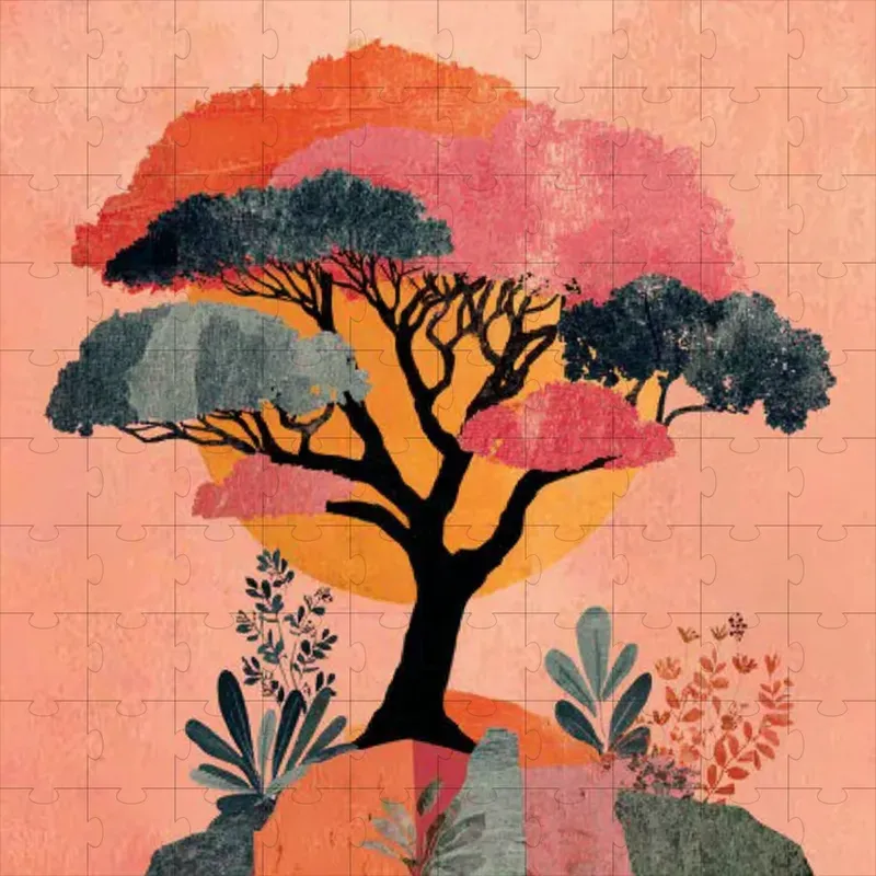 Collages Boho Warm Textured Folk