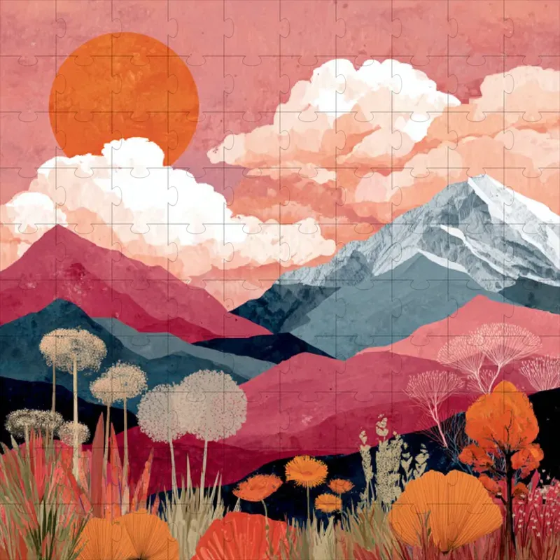 Collages Boho Warm Textured Folk