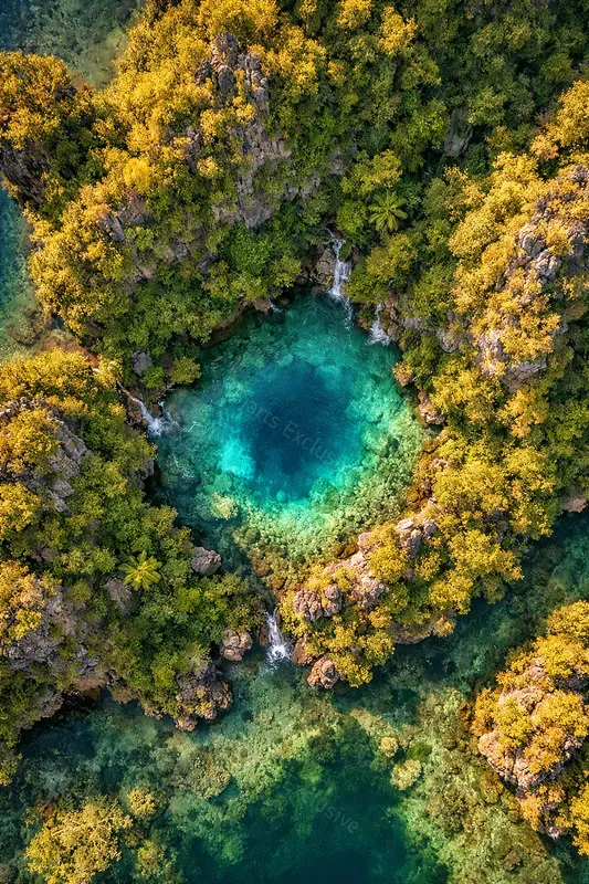 Top Down Visions Of Hidden Paradises