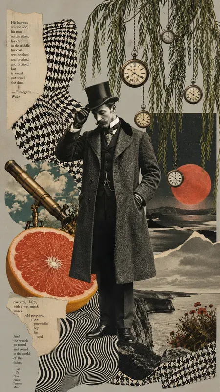 Surreal Mixed Media Collage Art