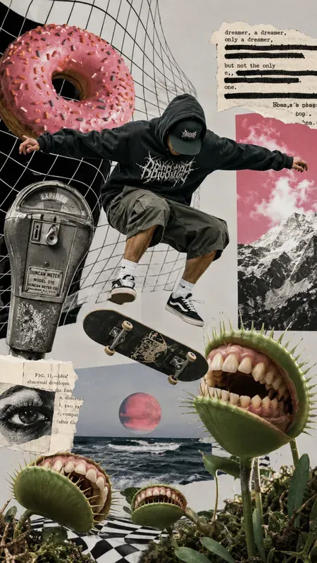 Surreal Mixed Media Collage Art