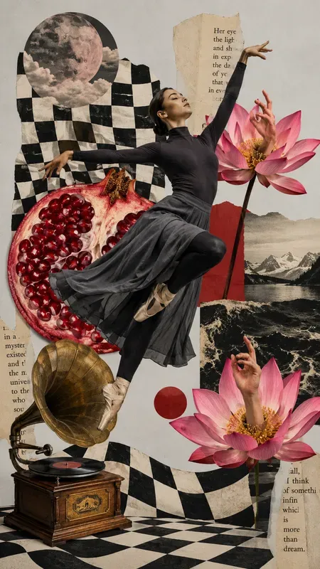 Surreal Mixed Media Collage Art
