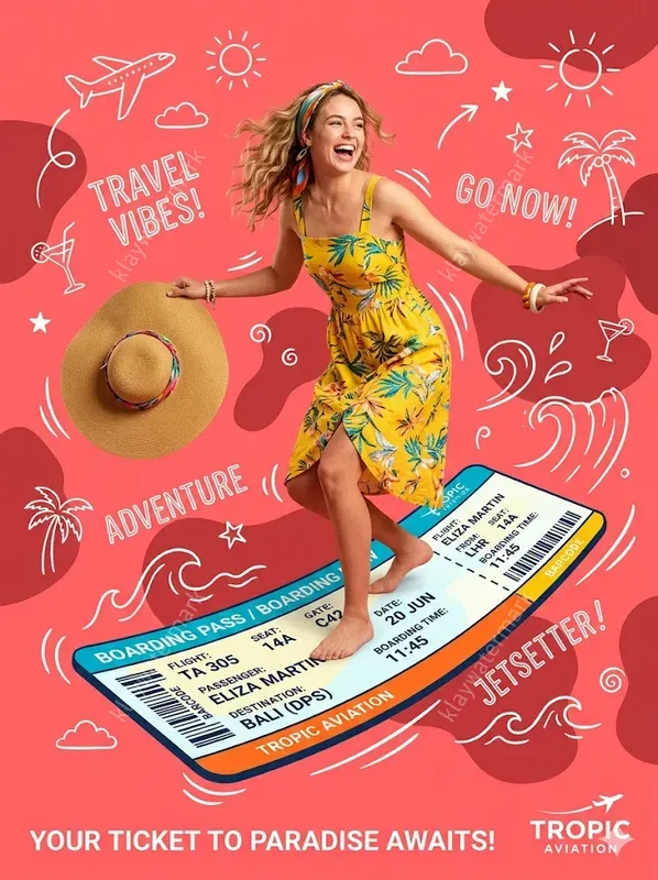 Playful Mixed Media Posters