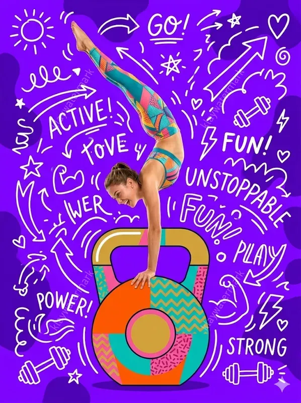 Playful Mixed Media Posters