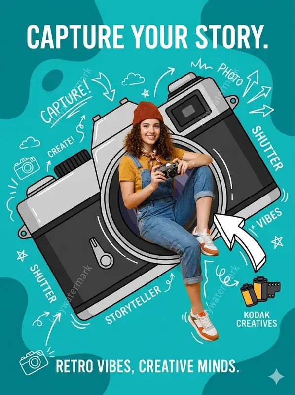 Playful Mixed Media Posters