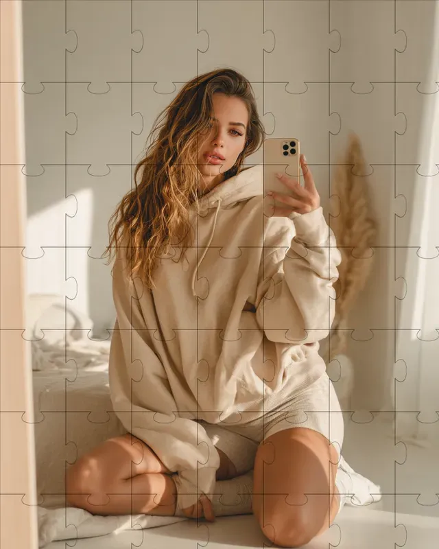 Influencer Mirror Selfie Photos