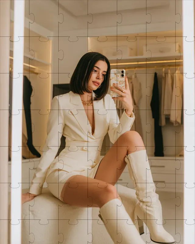 Influencer Mirror Selfie Photos