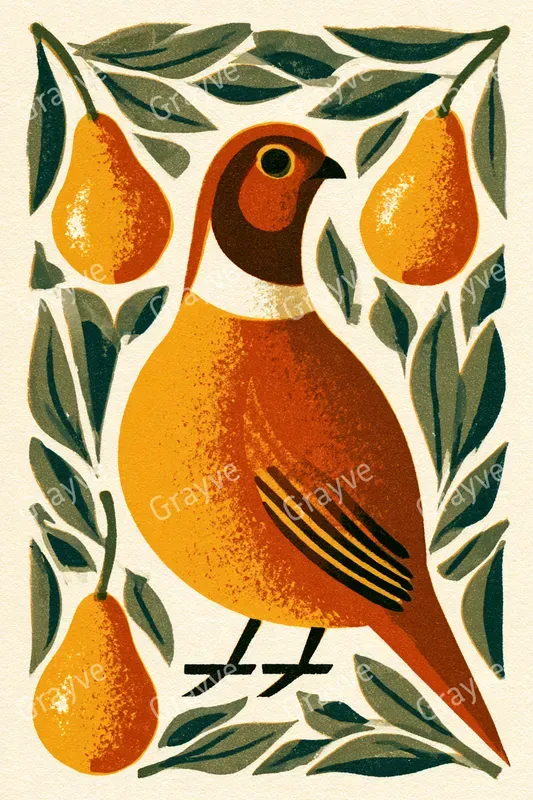 Midcentury Christmas Card Illustrations