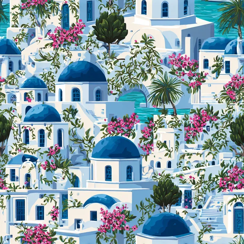 Architectural Folk Tile Patterns