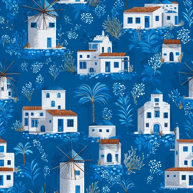 Architectural Folk Tile Patterns