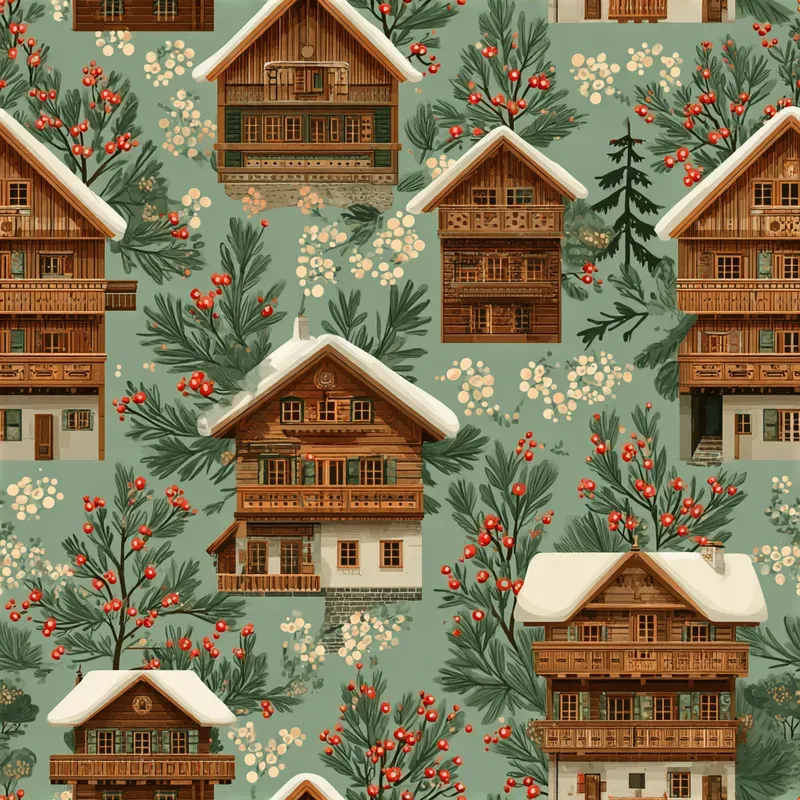Architectural Folk Tile Patterns
