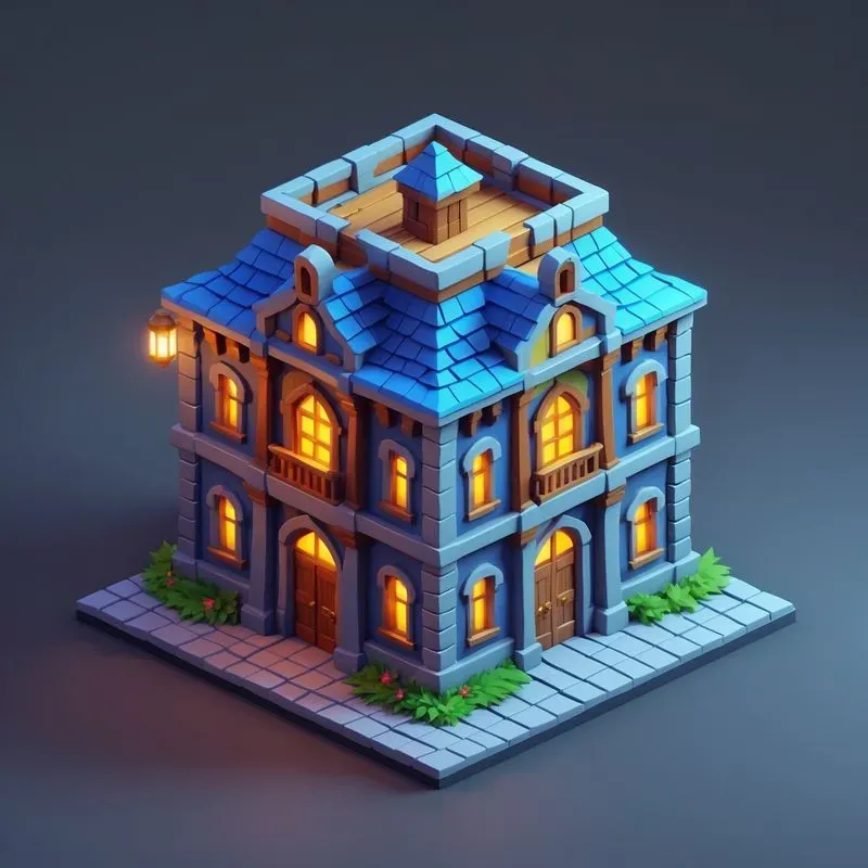 Isometric 2D Fantasy RPG Buildings
