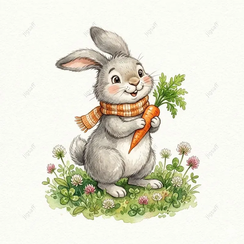 Cozy Watercolor Forest Animals
