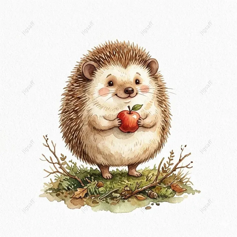 Cozy Watercolor Forest Animals