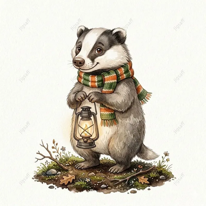 Cozy Watercolor Forest Animals