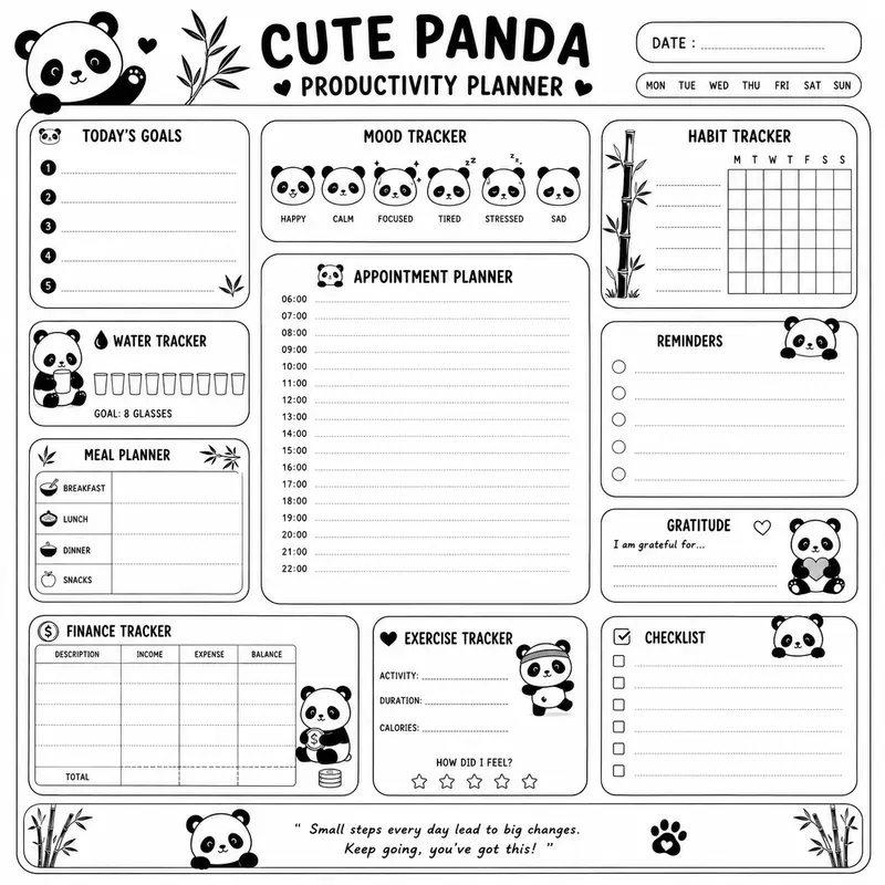 Printable Daily Planner Collections