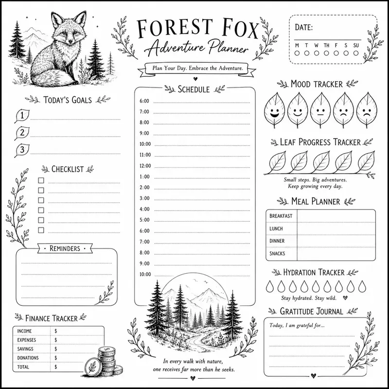 Printable Daily Planner Collections