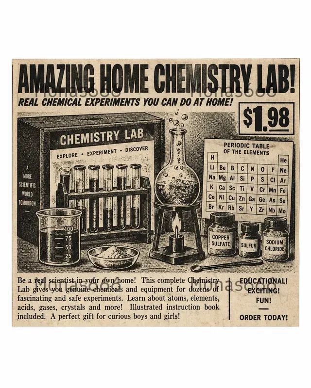 Vintage Comic Mailorder Ad Panels