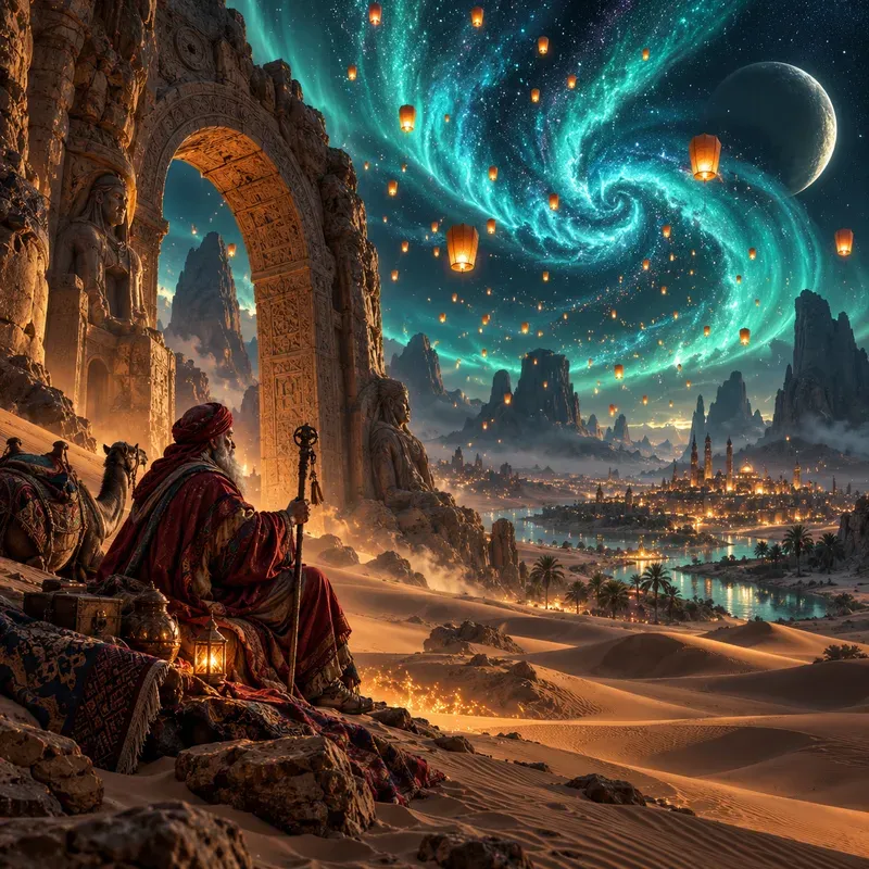 Celestial Dreamscapes Luminous Fantasies