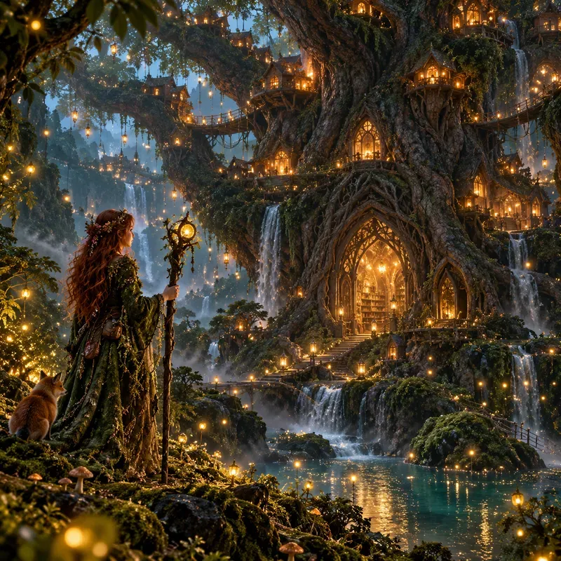 Celestial Dreamscapes Luminous Fantasies