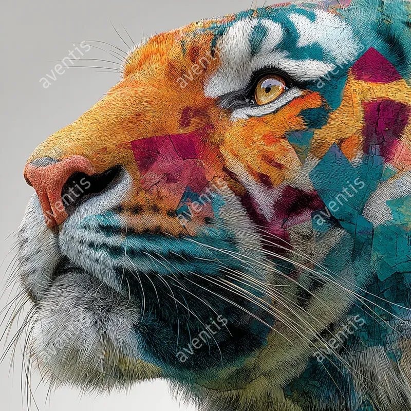 Vivid Abstract Animal Portraits With Pop