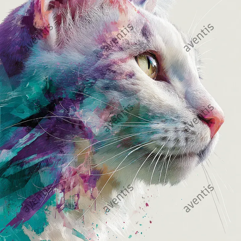 Vivid Abstract Animal Portraits With Pop