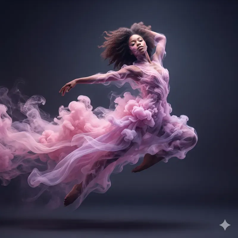 Portraits Formed From Living Mist