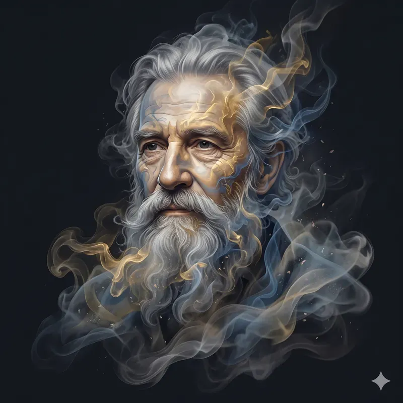Portraits Formed From Living Mist