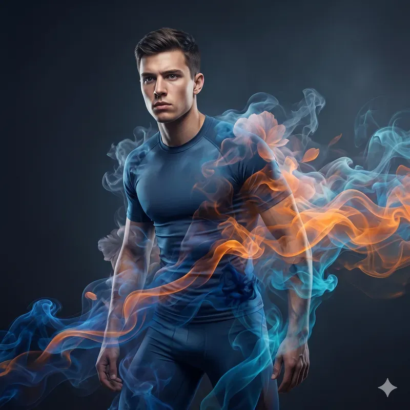 Portraits Formed From Living Mist