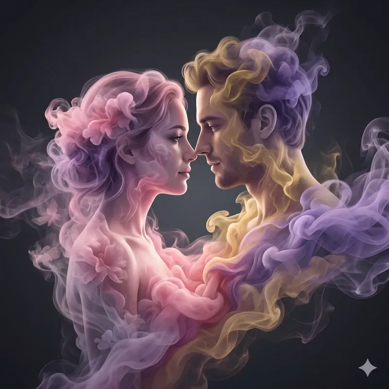Portraits Formed From Living Mist