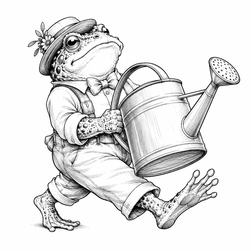 Vintage Cartoon Character Sketches