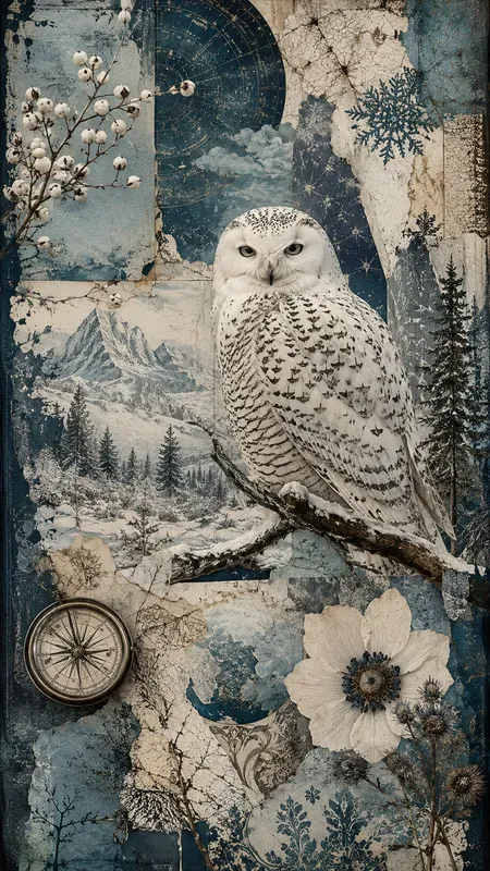 Vintage Echoes Collages