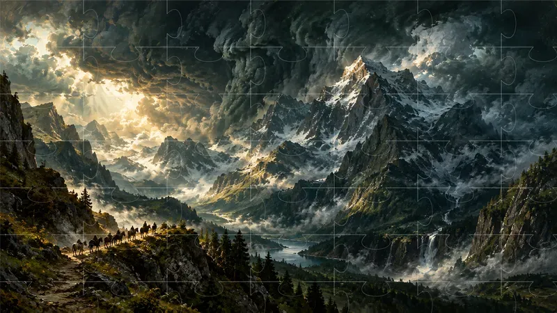 Sublime Dramatic Mountain Storms