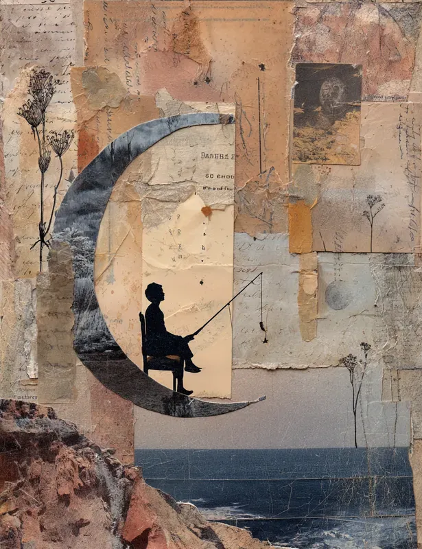Surreal Romantic Analog Collages