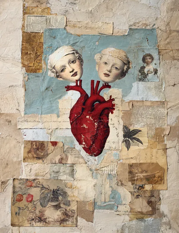 Surreal Romantic Analog Collages