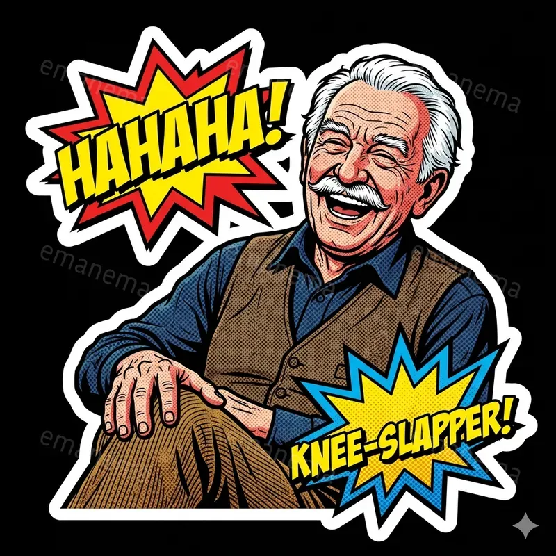Comic Book Style Stickers
