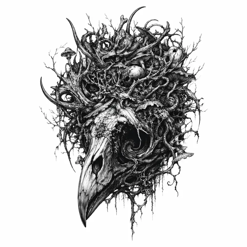 Horror Tattoo Illustrations