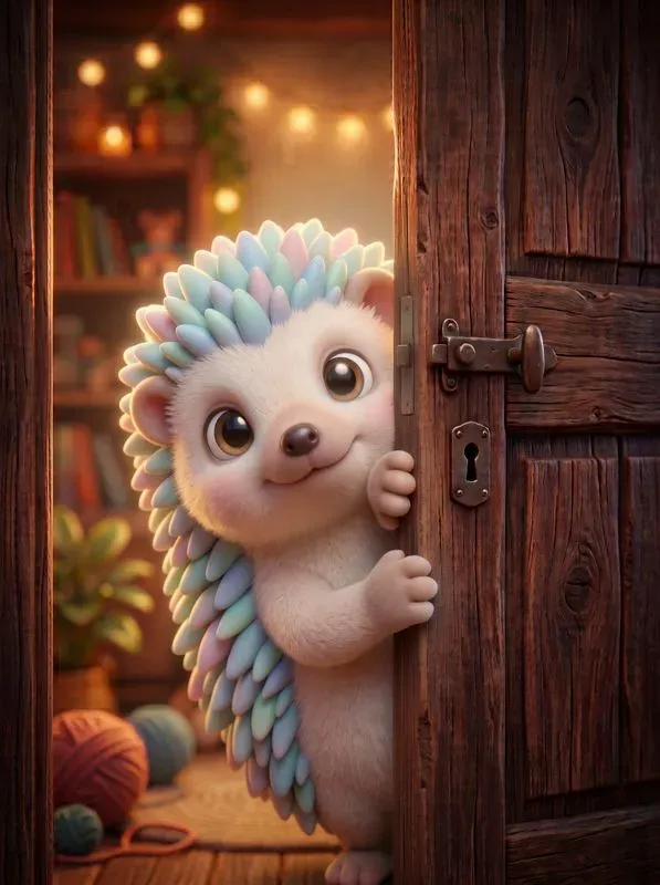 Storybook 3D Peeking Animals
