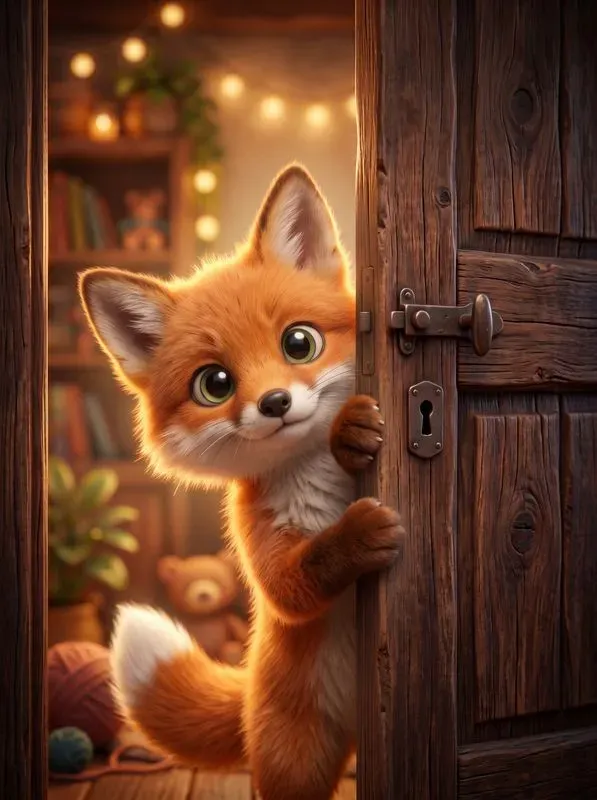 Storybook 3D Peeking Animals