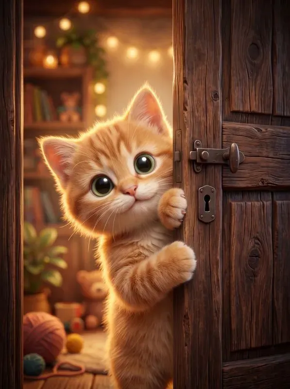 Storybook 3D Peeking Animals