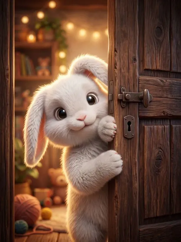 Storybook 3D Peeking Animals