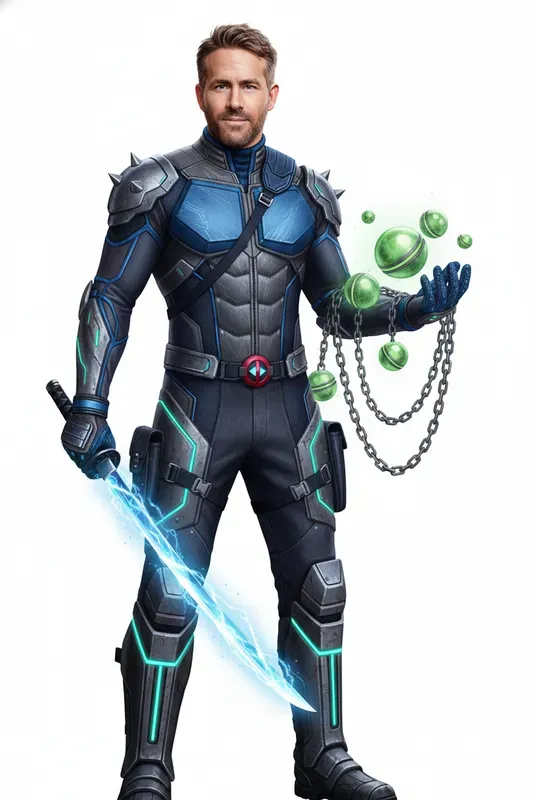 Futuristic Cricket Warrior Portrait Ais