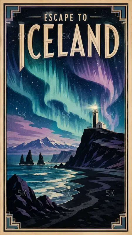 Cinematic Vintage Travel Posters