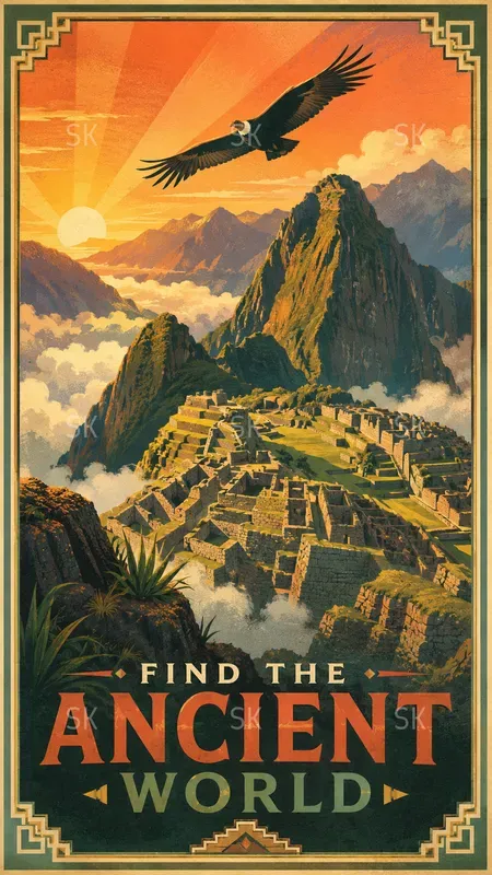 Cinematic Vintage Travel Posters