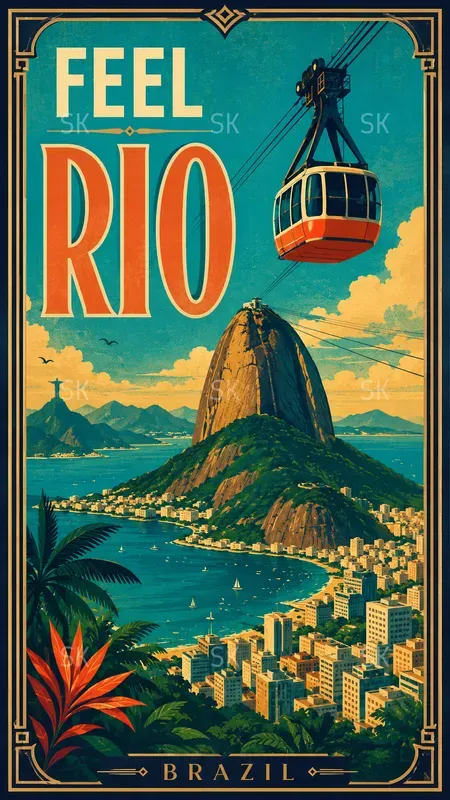 Cinematic Vintage Travel Posters