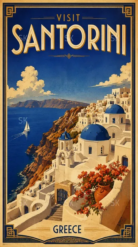 Cinematic Vintage Travel Posters